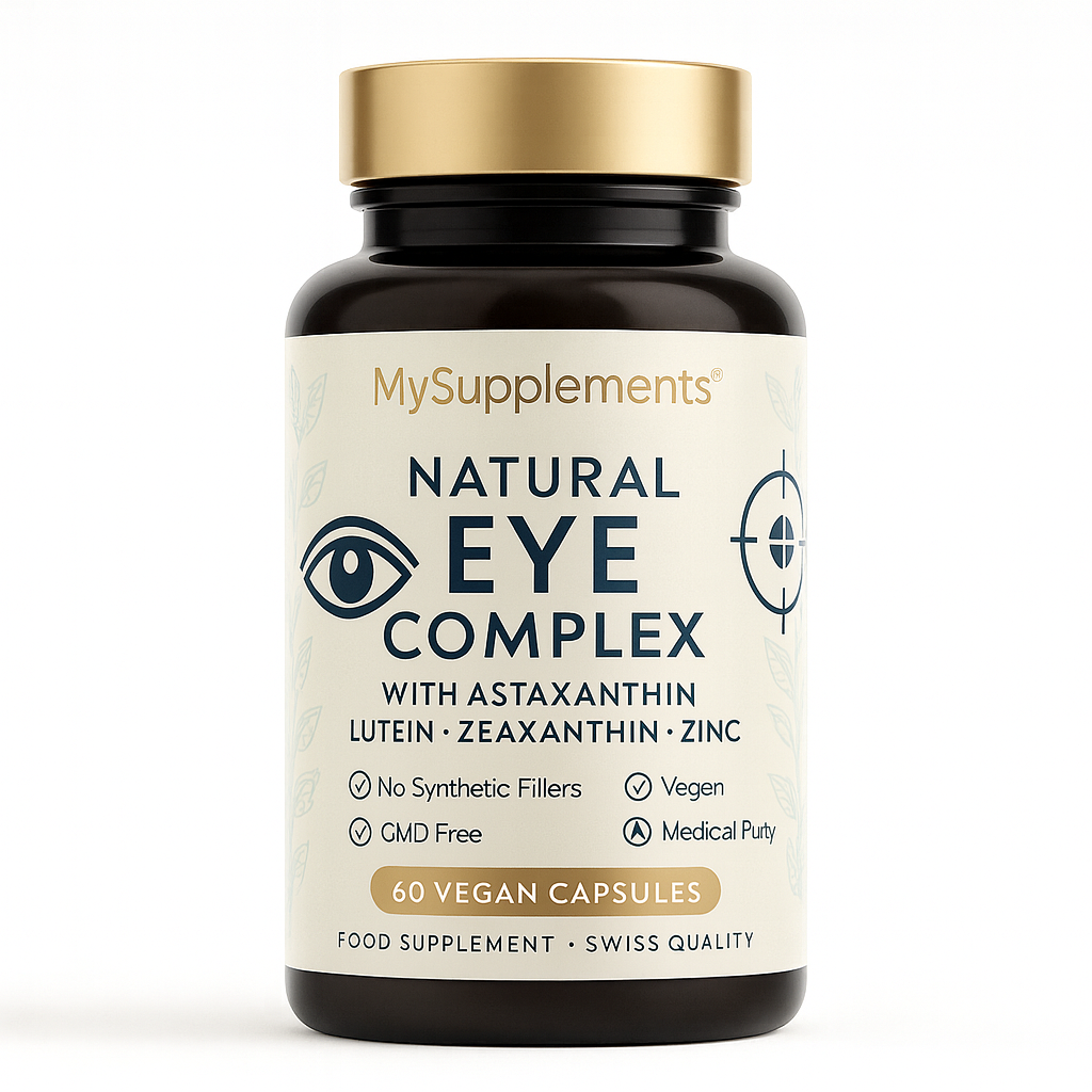 Acuité visuelle et précision – MySupplements® Complexe Yeux avec Astaxanthine et Lutéine