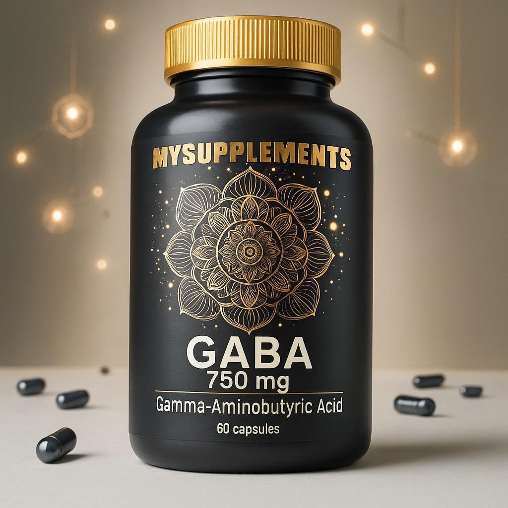 MySupplements® GABA Gélules – Complexe d’acide gamma-aminobutyrique, végan