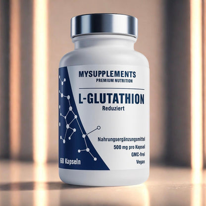 MySupplements® L-Glutathion – 500 mg réduit (végan)