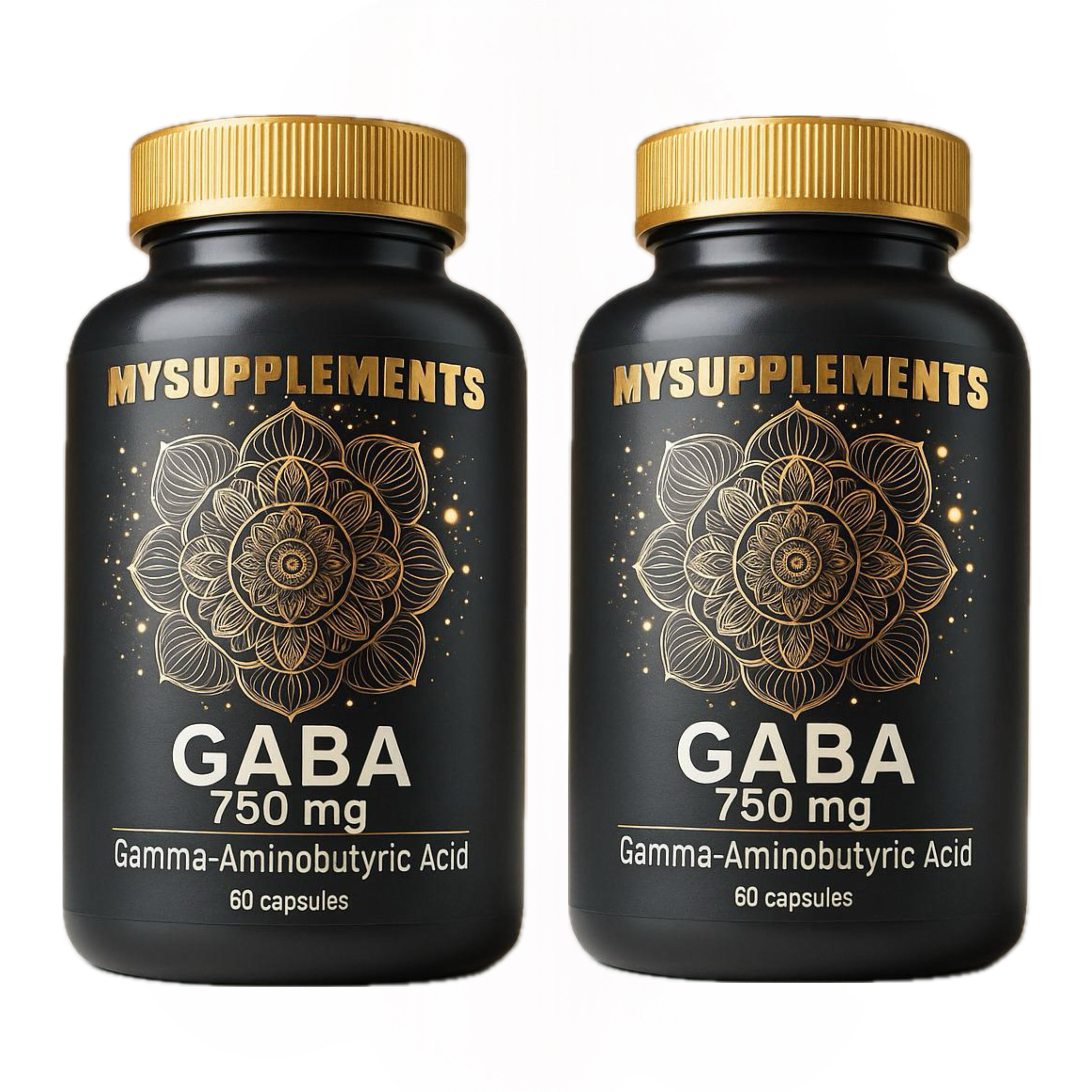 MySupplements® GABA Gélules – Complexe d’acide gamma-aminobutyrique, végan