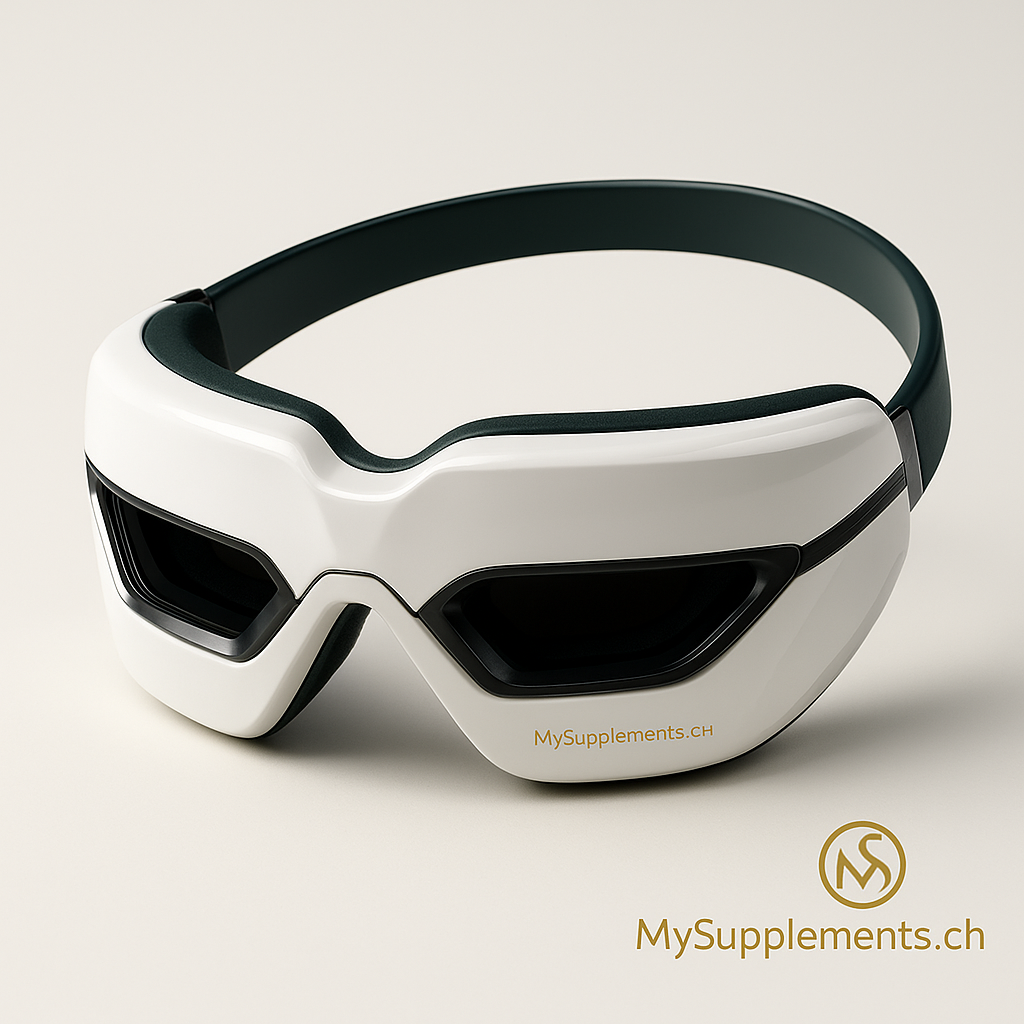 MySupplements® Appareil de massage yeux Pro – Fonction chaleur, compression d’air &amp; EMS pour les soins du regard