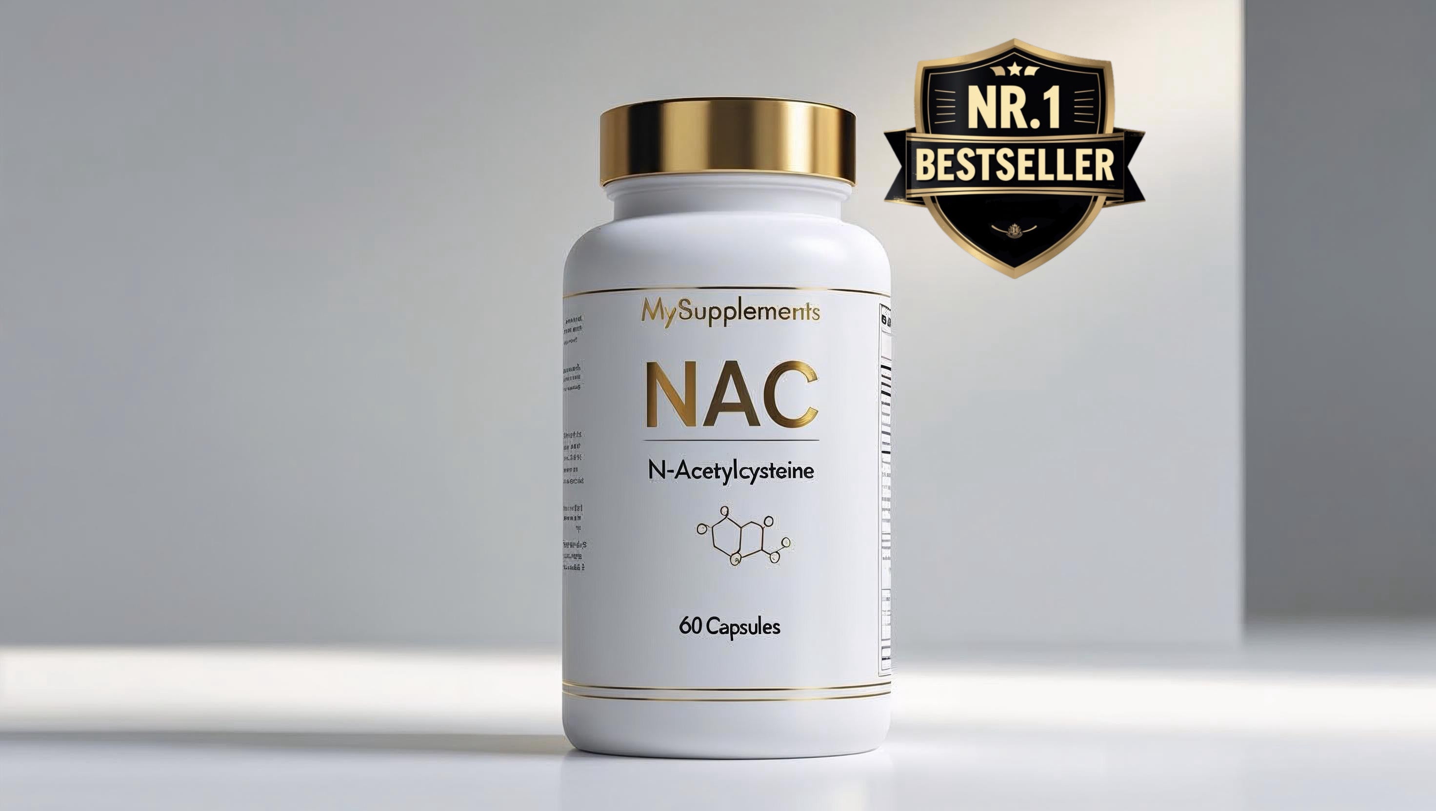 NAC Capsules – N-Acétyl-L-Cystéine en complément alimentaire