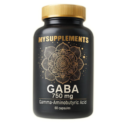 MySupplements® GABA Gélules – Complexe d’acide gamma-aminobutyrique, végan