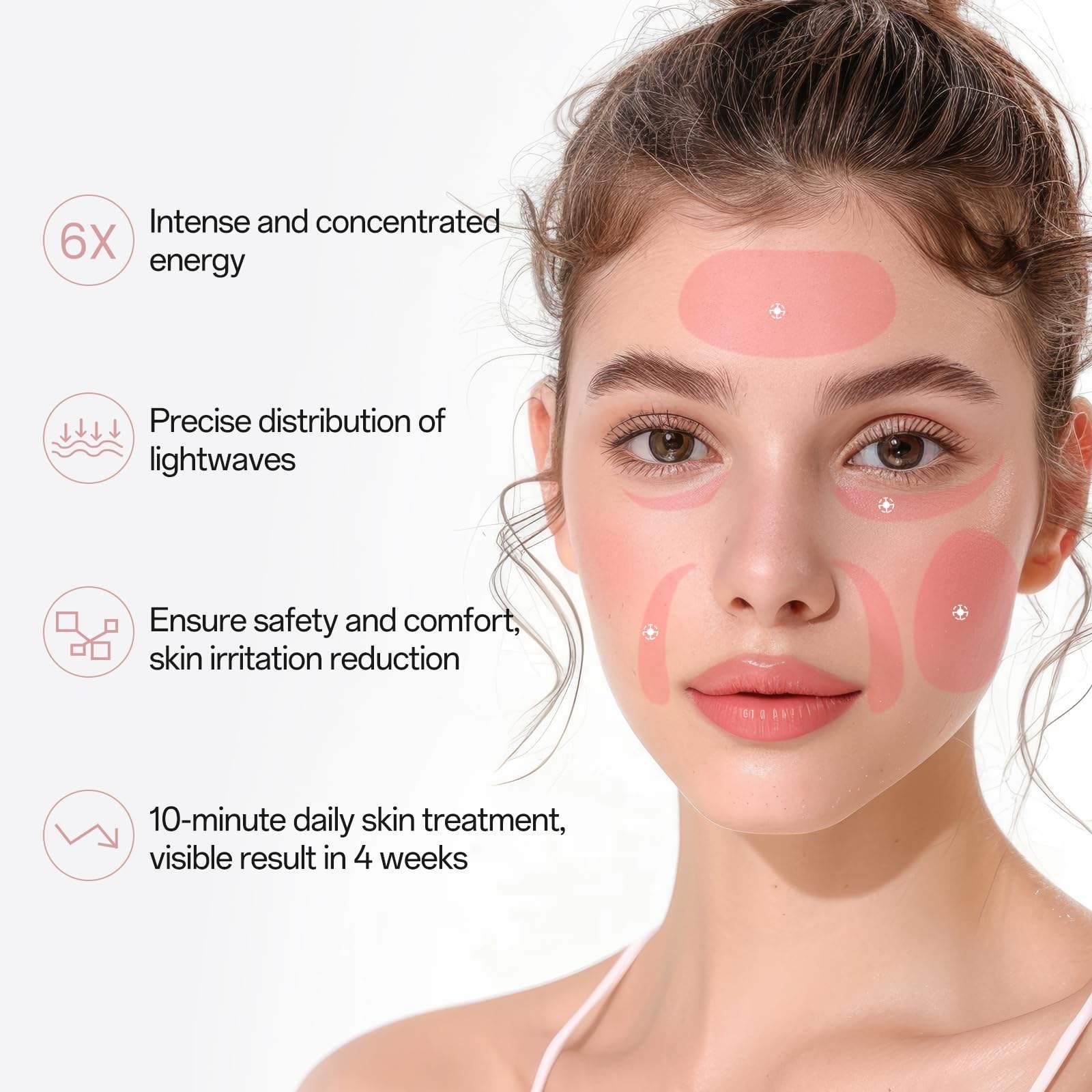 MySupplements® Masque Premium de Thérapie Lumineuse LED – Silicone, 7 Couleurs, Anti‑Âge &amp; Raffermissement de la peau