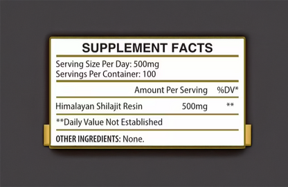 Résine de Shilajit Himalaya